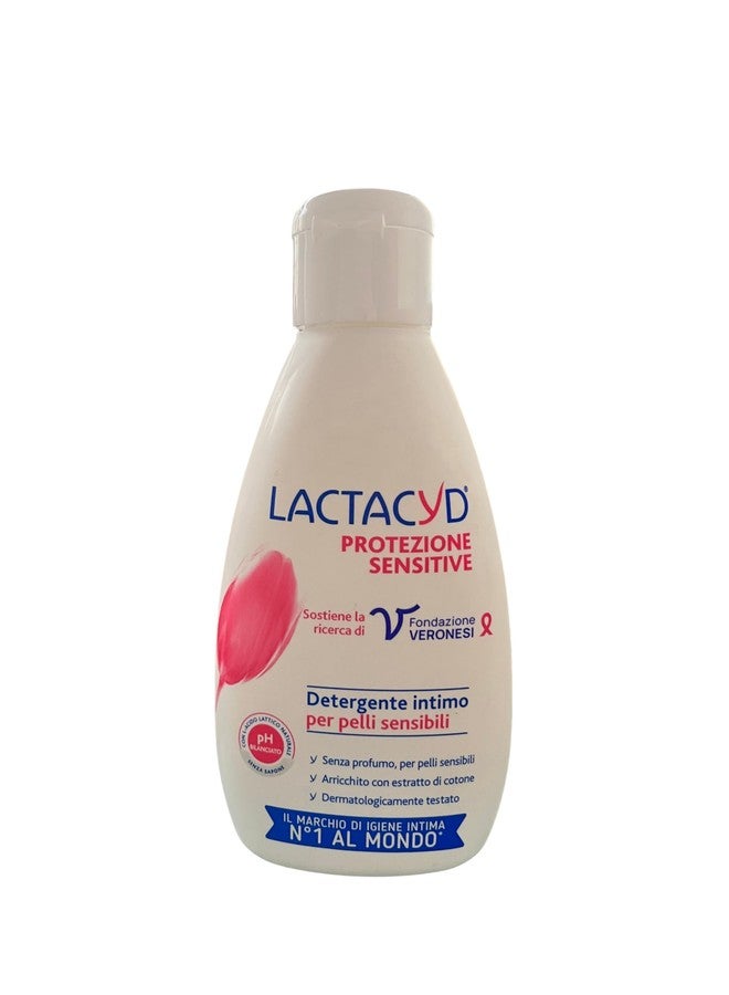 Lactacyd Intimate Wash Sensitive-Enriched with Natural Lactic Acid & Cotton Extract 200ml